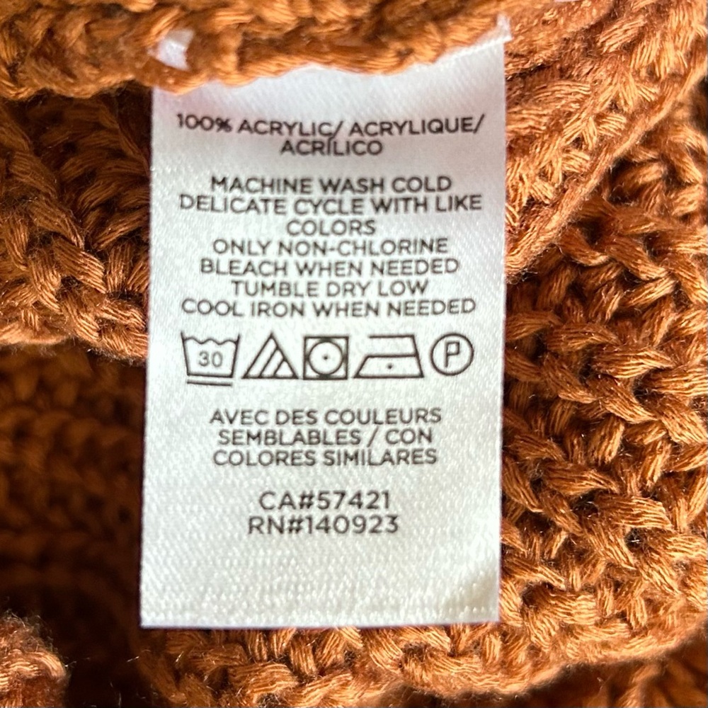 LOFT Rust Knit V-Neck Tank Top - Picture 8 of 10